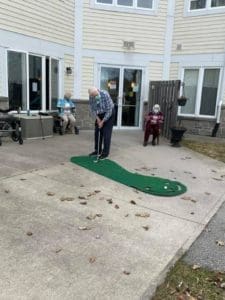 winter golf